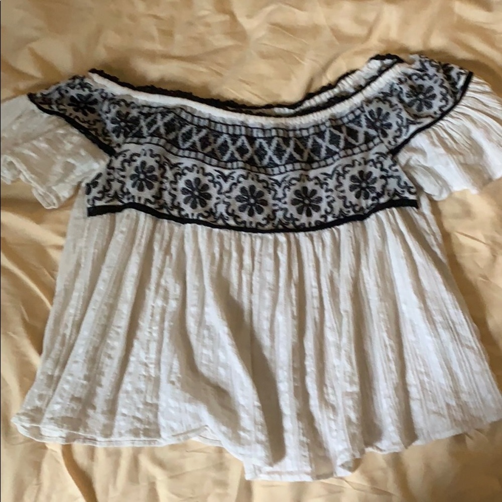 Off the shoulder shirt